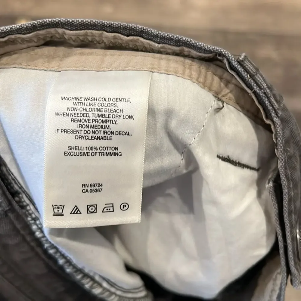 Columbia Men's Ultimate ROC Utility Chino Pants Grey Size 30x32